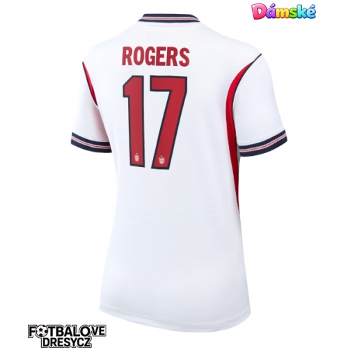 Anglie Morgan Rogers #17 Dámské Domácí Dres MS 2026 Krátký Rukáv Anglie Morgan Rogers #17 Dámské Domácí Dres MS 2026 Krátký Rukáv